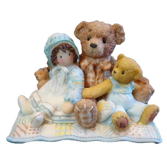 Cherished Teddies Elmer & Friends Friends Are The Thread Holds  Life Together image 0