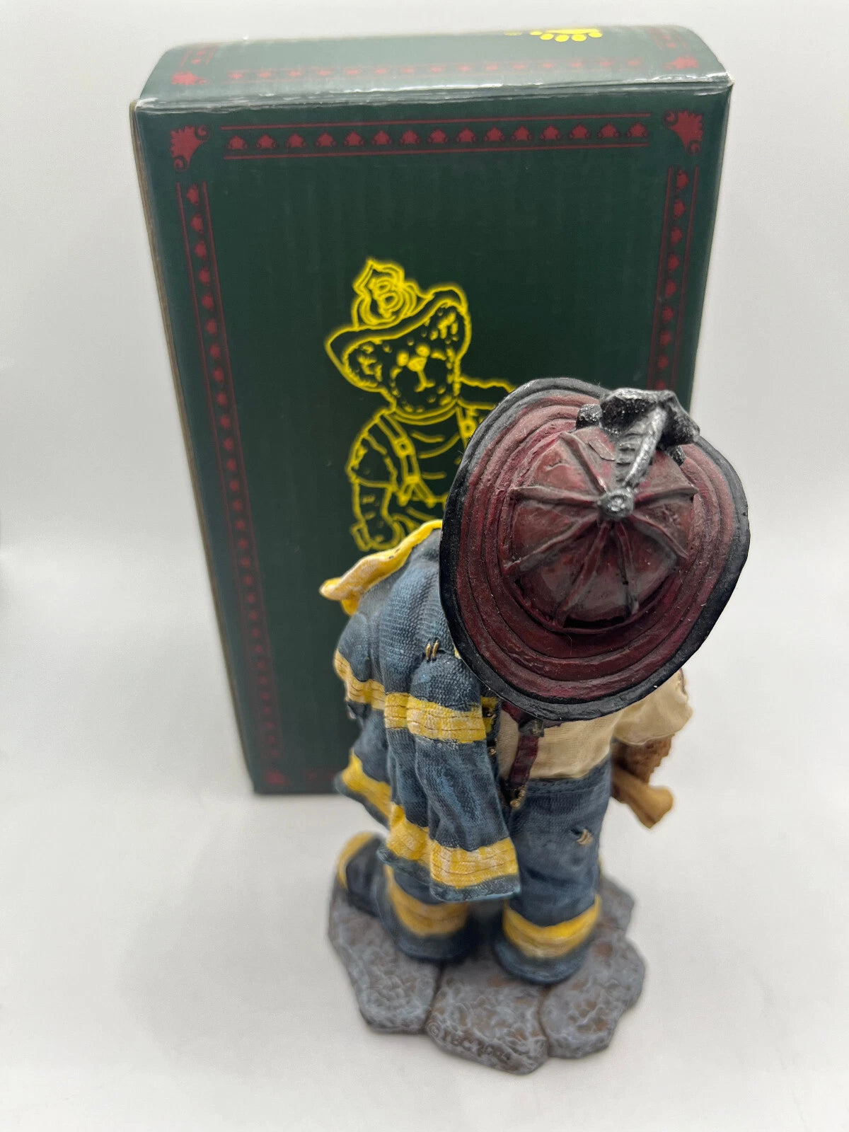 Boyds Bear Resin Russ Q McBearsley Unsung Hero 2277948 Fireman image 4