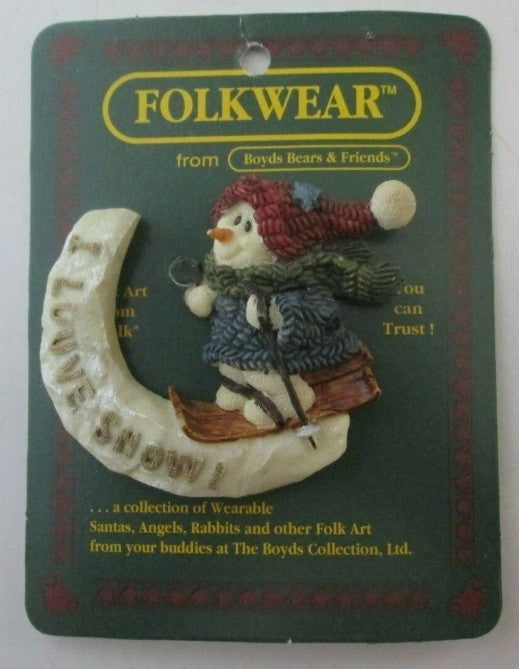 Boyds Pin Folkwear Olaf Luuve Snow #26321 image 0