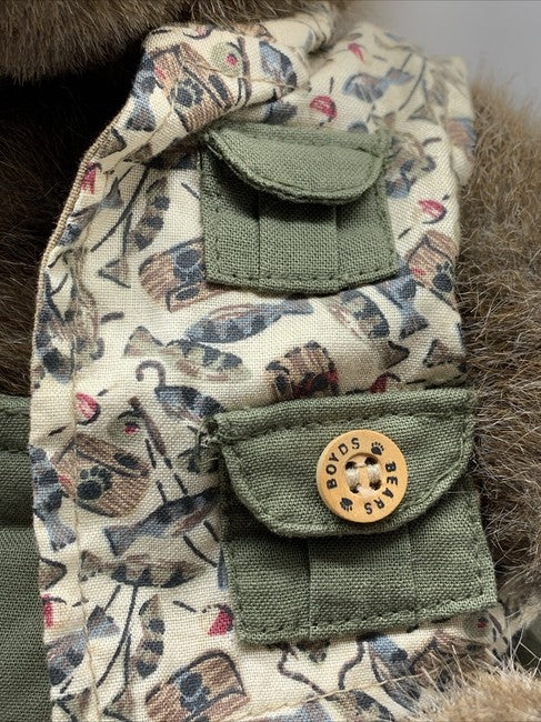 Boyds Bear Plush Orvis T fisher w/tad  904131 image 3
