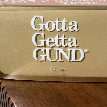 Gund GUNDY Boxed Bear  1987 Collector's Bear image 4