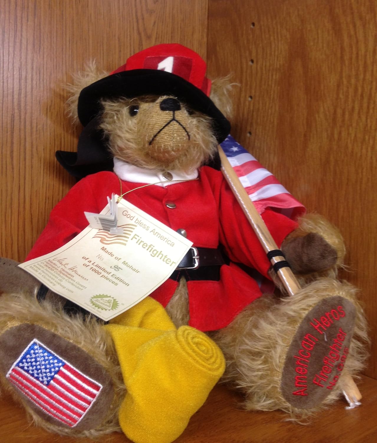 Hermann Firefighter w. American Flag 224790 image 1