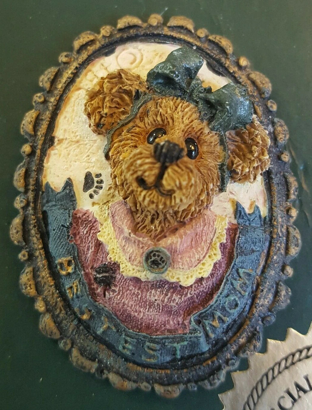 Boyds Pin Bearwear Pin Bestest Mom  82502 image 0
