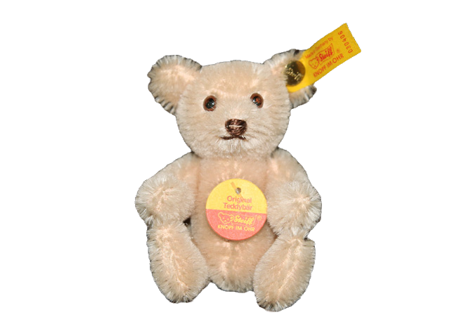Steiff Miniature Rose Bear Teddy Original 030406  10cm image 0