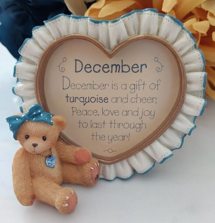 Cherished Teddies December Birthstone Picture Frame 311723 image 0