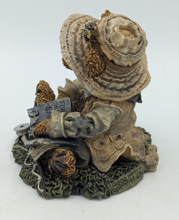Boyds Bear Resin Otis the Fisherman 22496  Fishing image 3