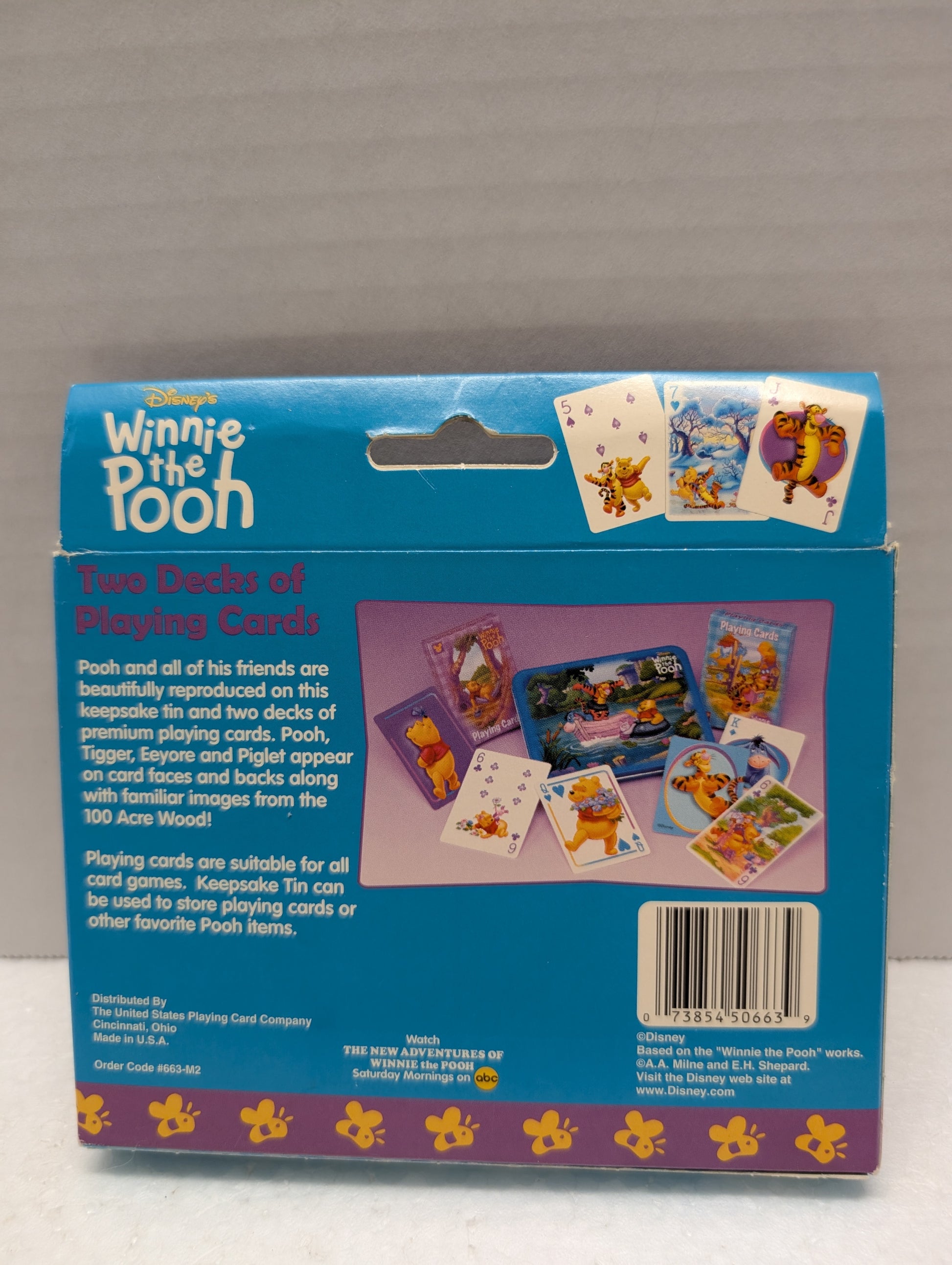 Winnie the Pooh Playing Cards in Tin image 1