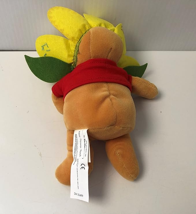 Disney Bean Bag Mini Flower Pooh 8" 122689 with Bee image 2