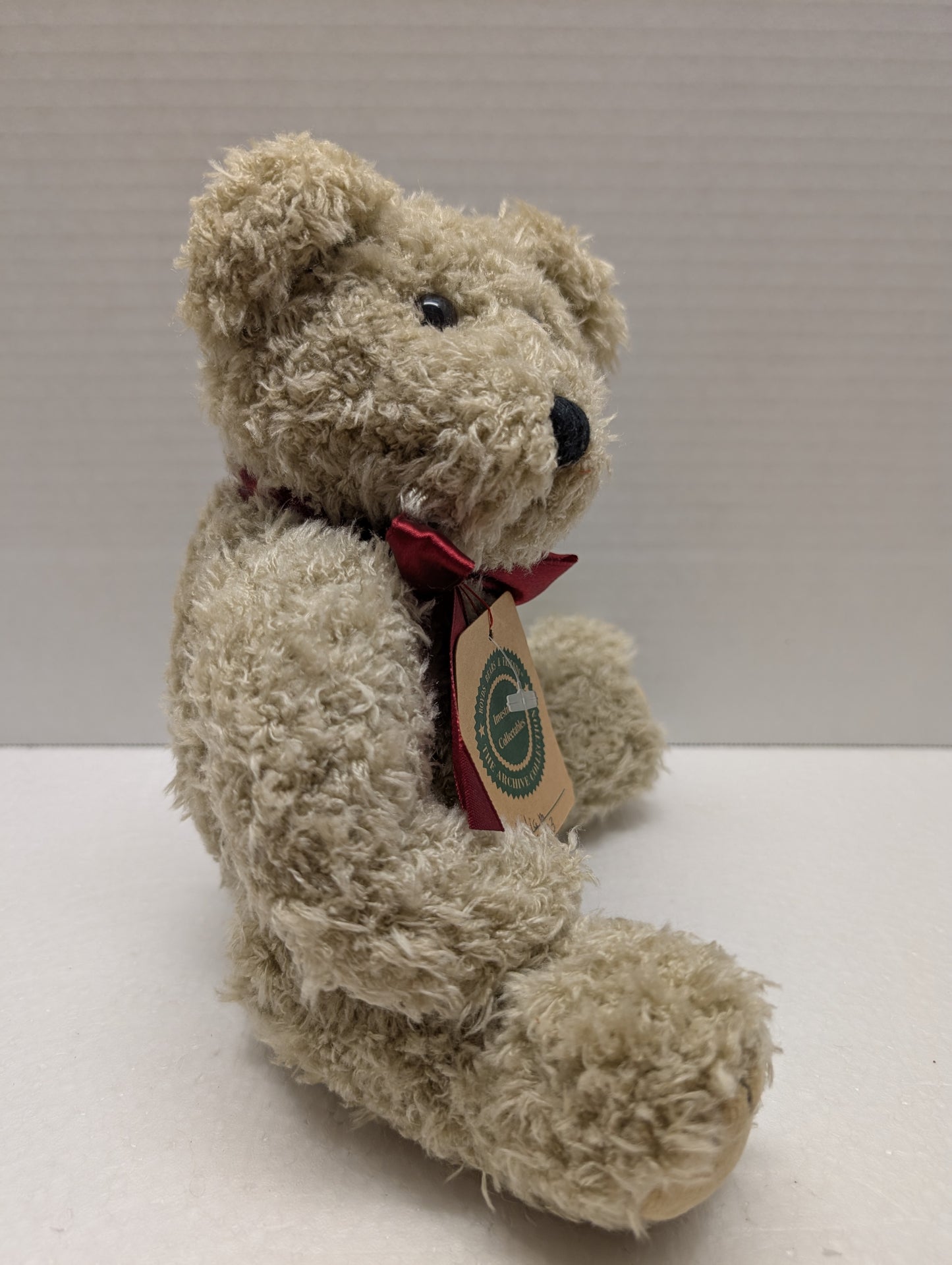 Boyds Bear Plush William P Beige cheneille 1998  1107-03 image 4