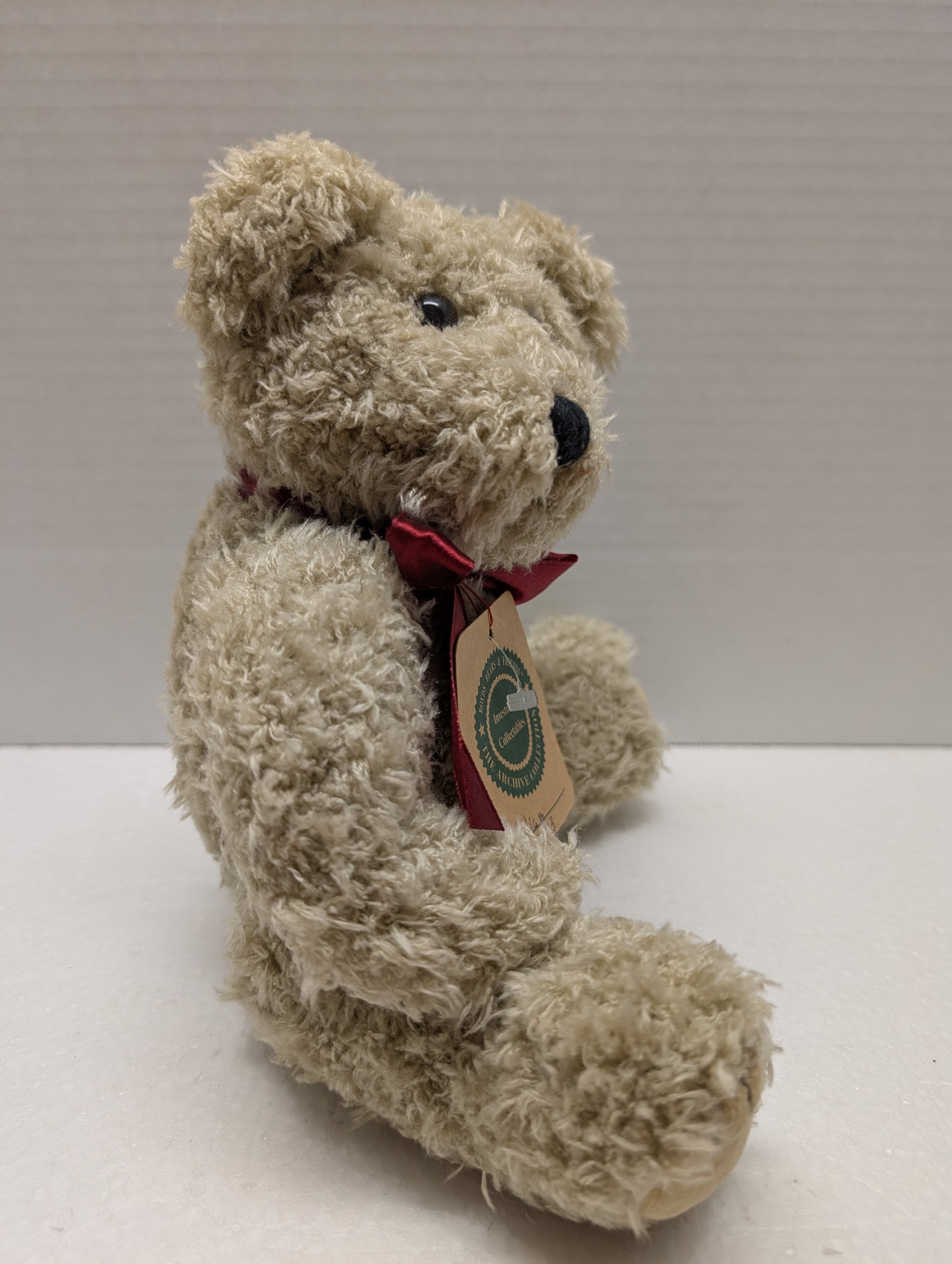 Boyds Bear Plush William P Beige cheneille 1998  1107-03 image 4