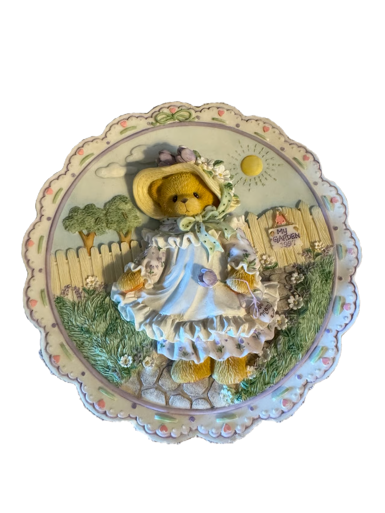 Cherished Teddies Mother's Day Plate Dated 1997 203025 image 0
