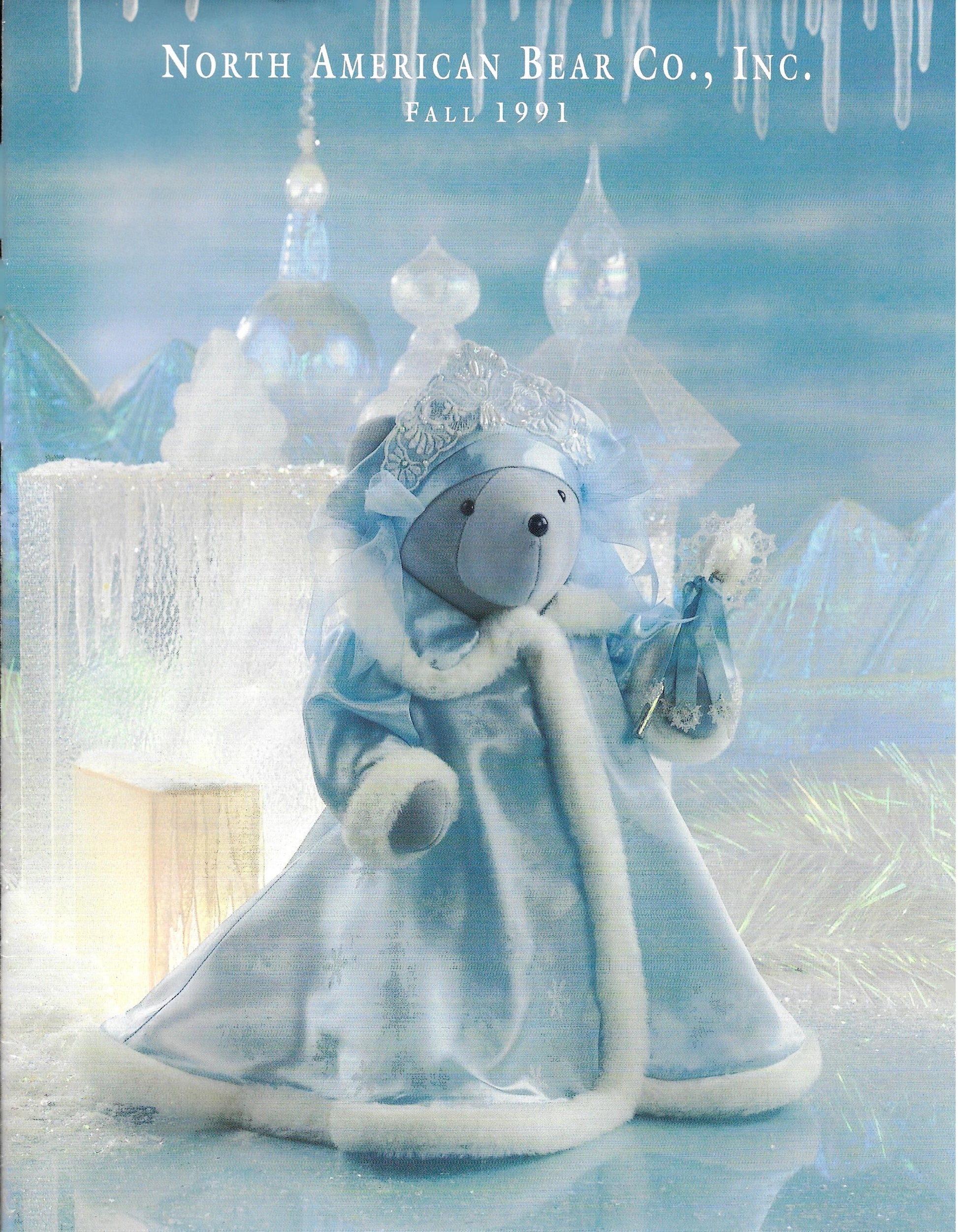 North American Bear VIB 20"  VIB Xmas The Snow Queen 1991  Ltd Ed#3062be image 0