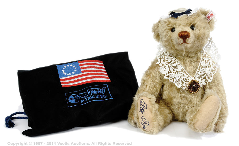 Steiff 2003 North American Exclusive 36cm Mohair Betsy Ross 666941 image 2
