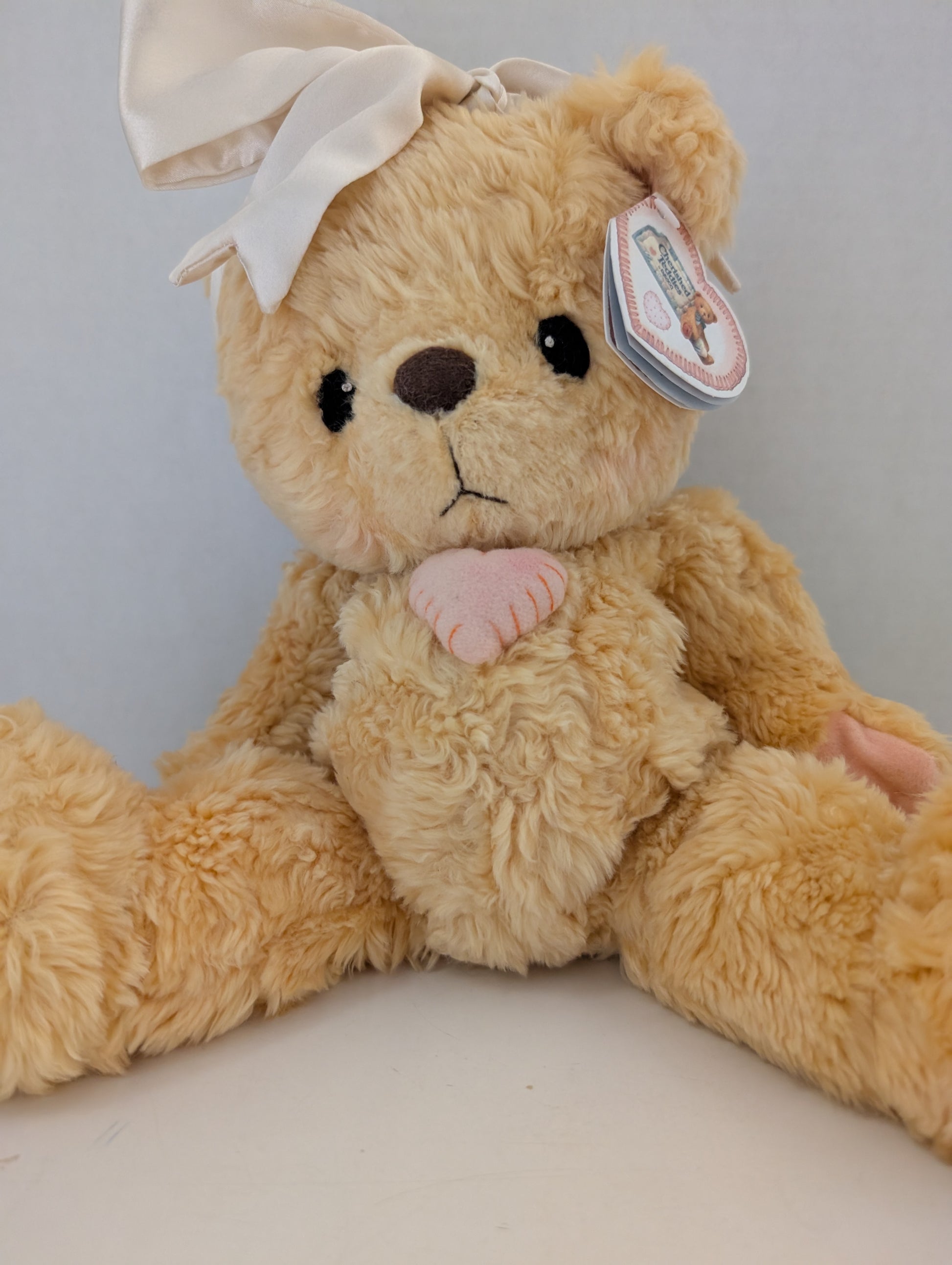 Cherished Teddies Bear Sisters Bears 549967 Blonde White image 0
