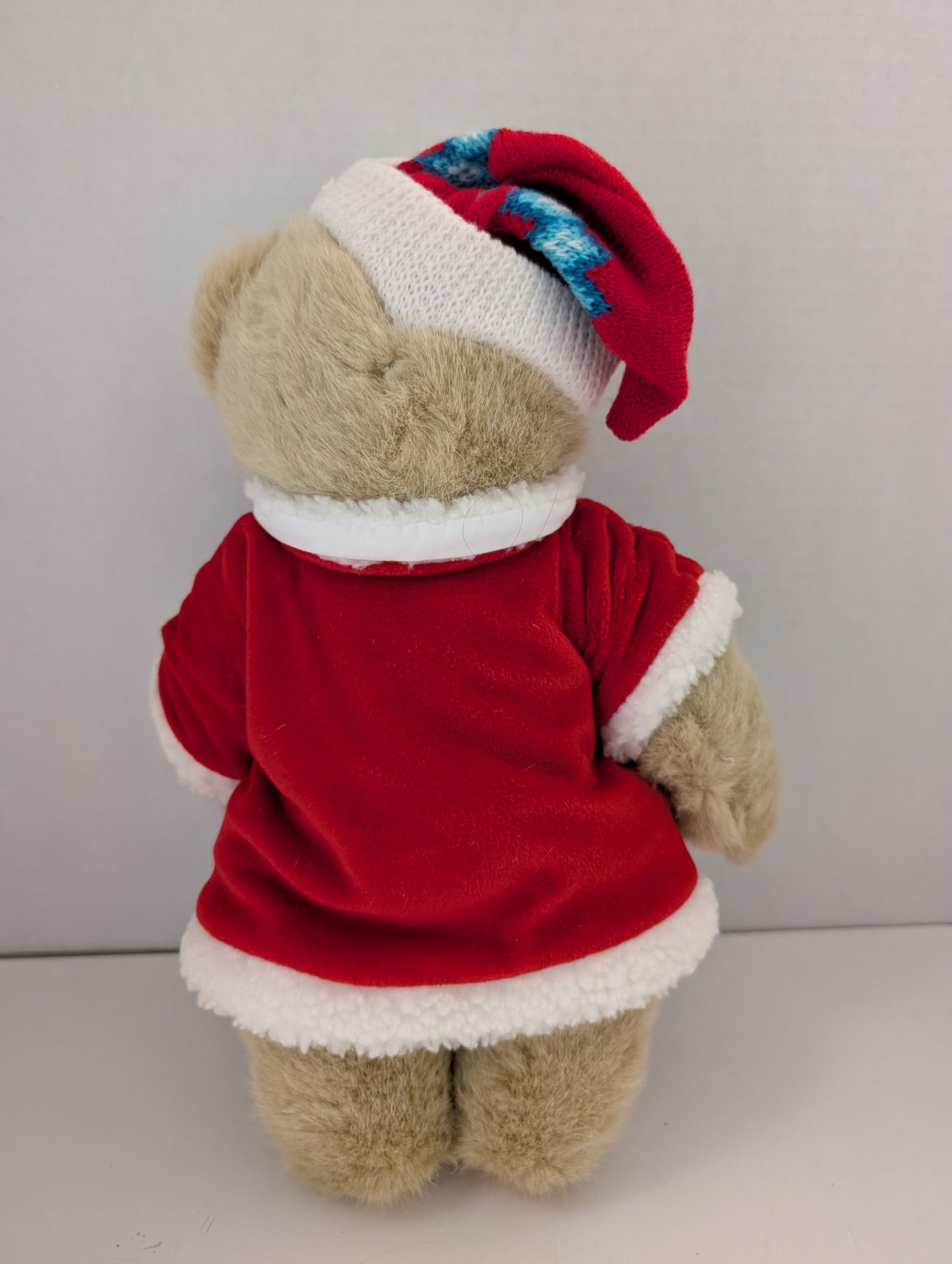 Cherished Teddies Bear Beth Santa Outfit w. Patches Dakin 14" image 4