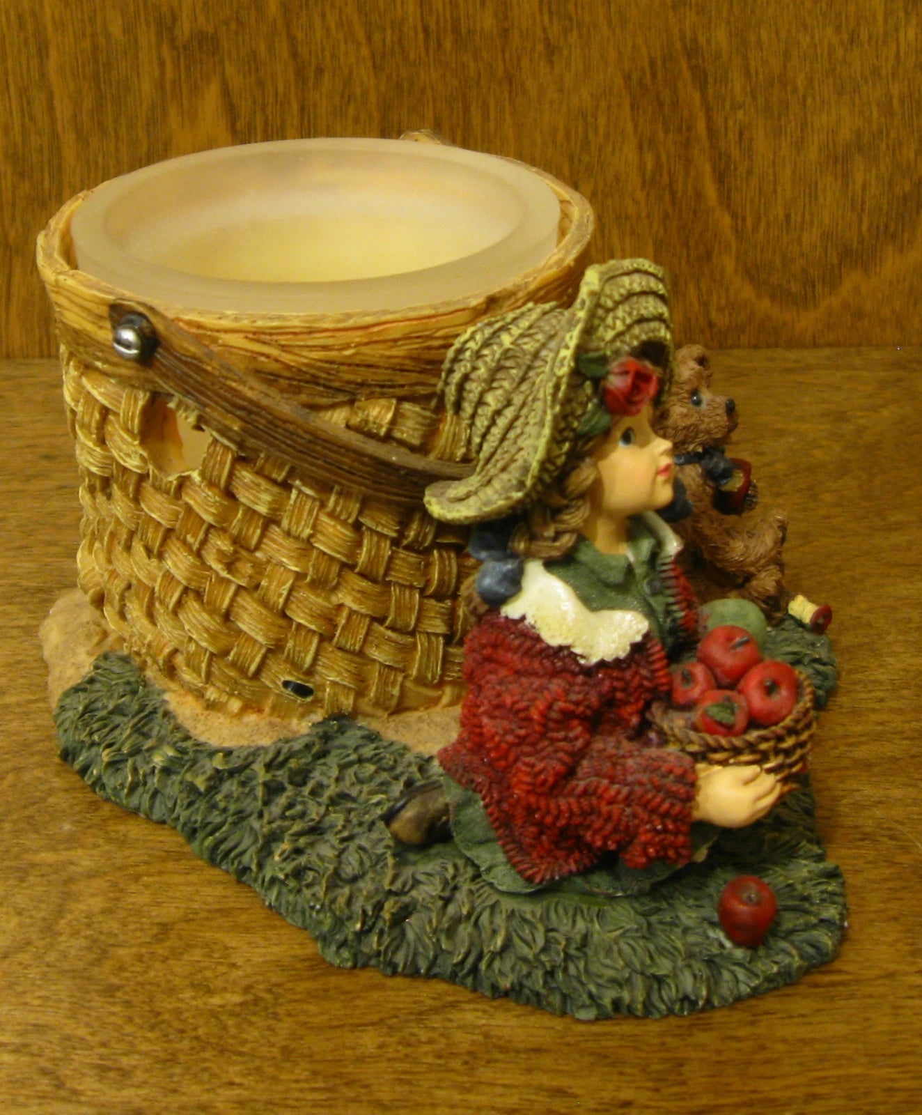Boyds Votive DS Candice w. Matthew  Gathering Apples 27905 DS image 5
