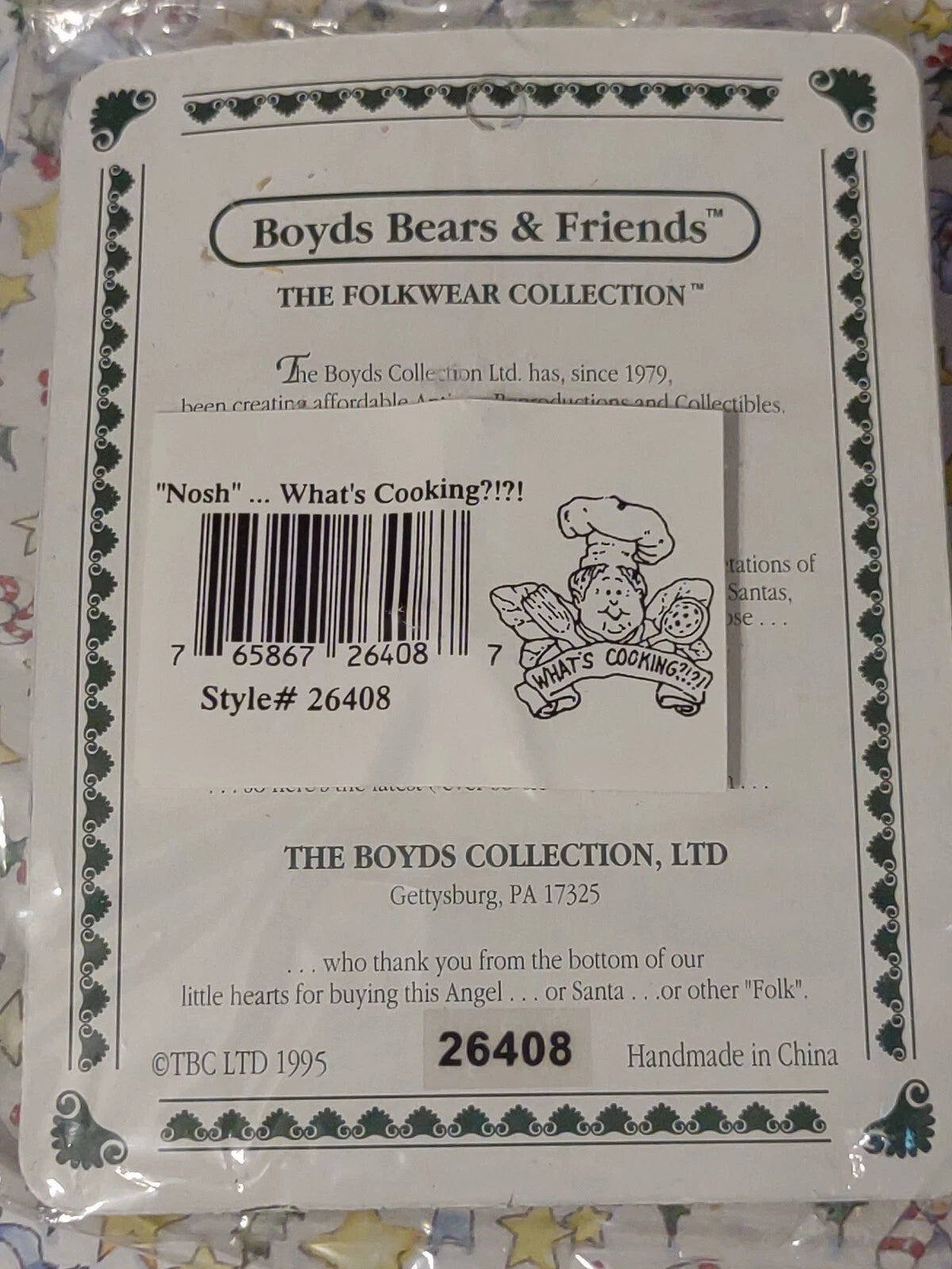 Boyds Pin Bearwear Cooking Fairy Pin Nosh What's Cooking? #26408 image 1