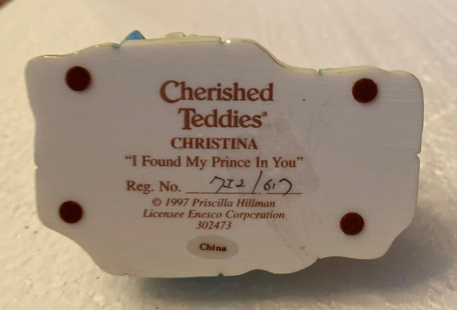 Cherished Teddies Christina  I Found My Prince in You 302473 image 3