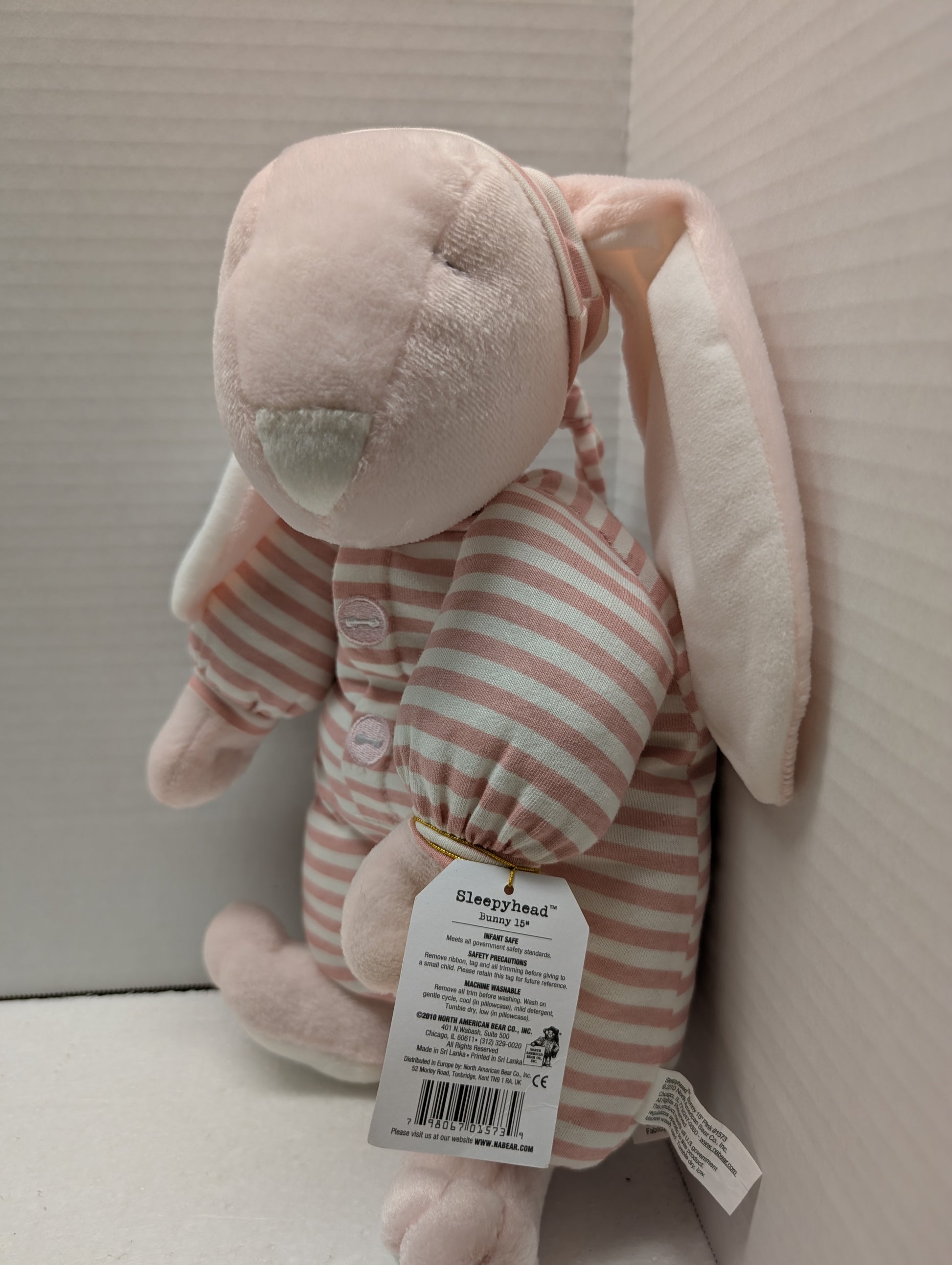 North American Bear Co. Sleepyhead Bunny 12" 1573 image 3