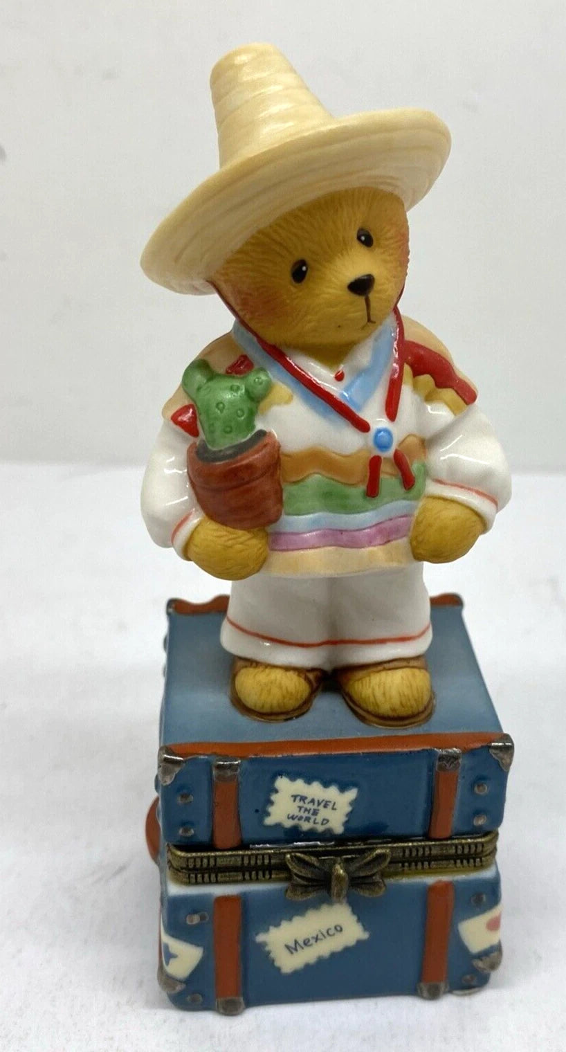 Cherished Teddies Mexico Porcelain Hinged covered box�441120 image 0