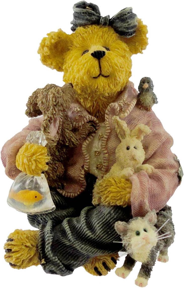 Boyds Bear Resin Ruthie Pawsenclaws Unconditional Love 2277907 image 1