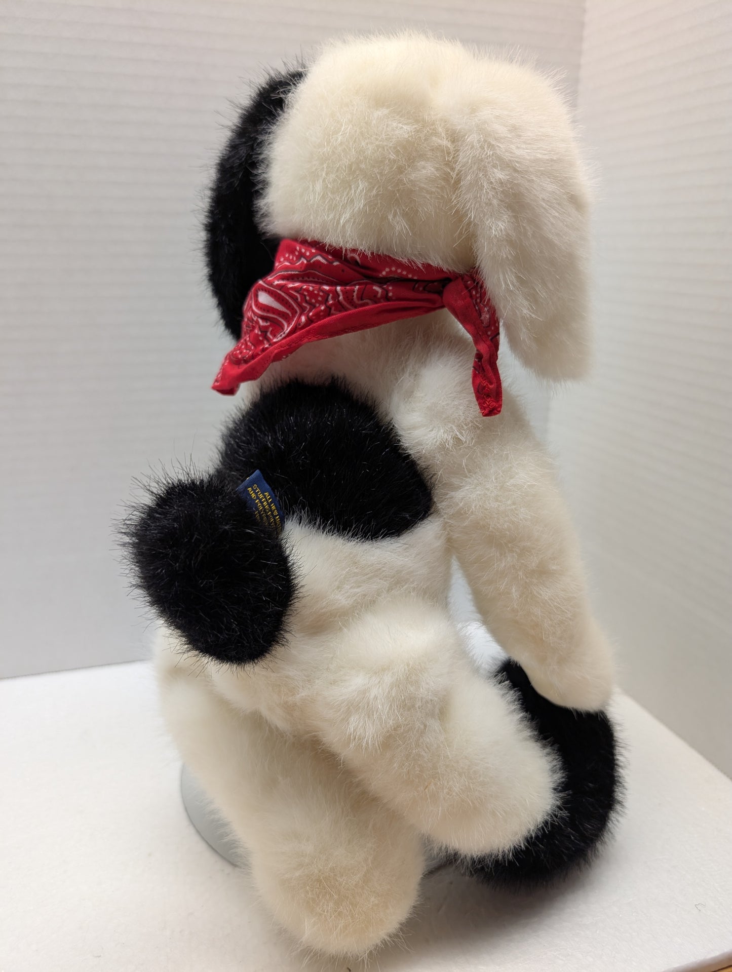 Boyds Dog Duffy P. Hydrant 16" 540301-07 Black & White Scruffy Pup image 11