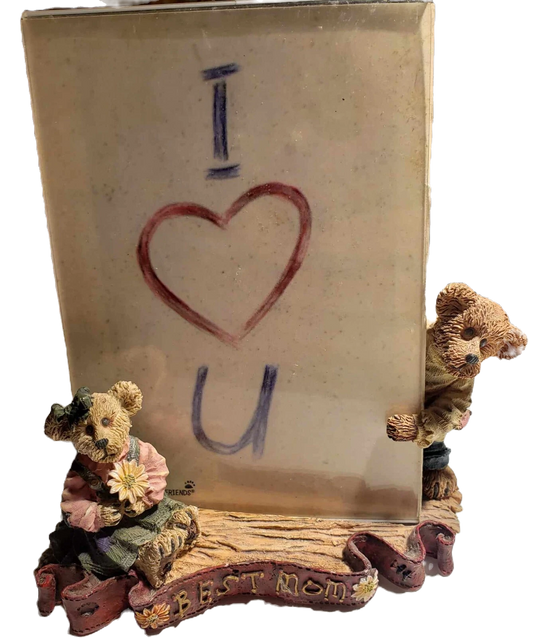 Boyds Bear Resin Trisha w. Glen 27356 Best Mom image 0