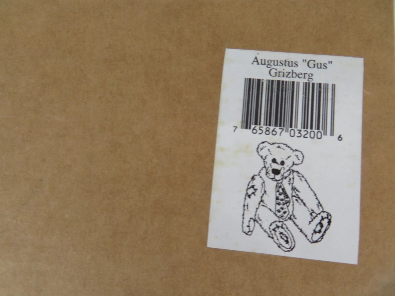 Boyds ShoeBox Bear Augustus Gus Grizberg 3200 image 2