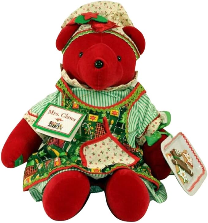 North American Bear VIB 20"  VIB Xmas Mrs Claws #3066 Christmas Edition image 3